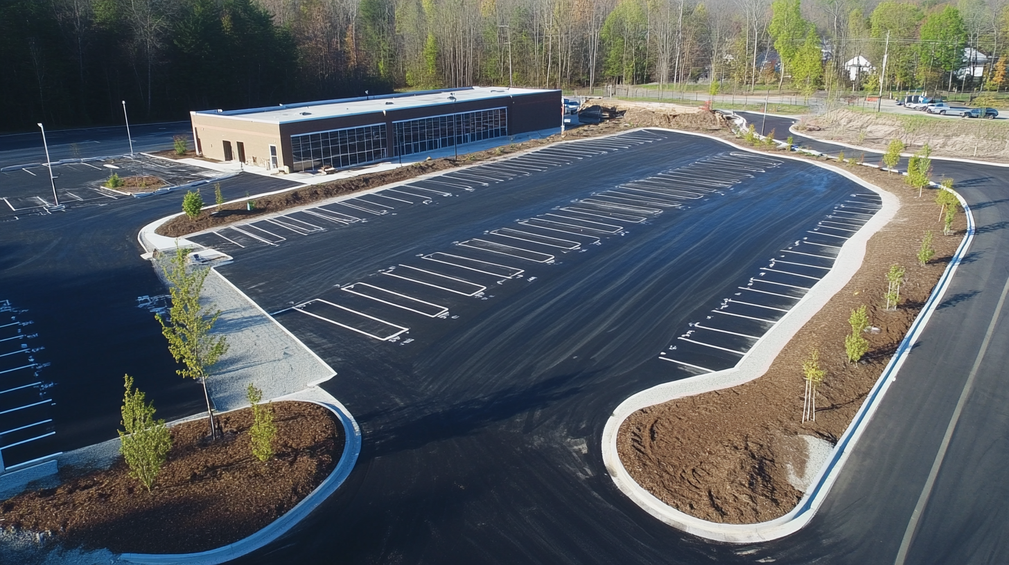 Retail Center Parking Lot