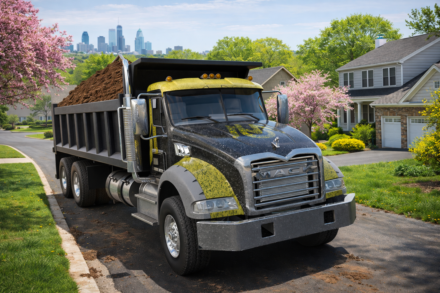 Snow plowing services